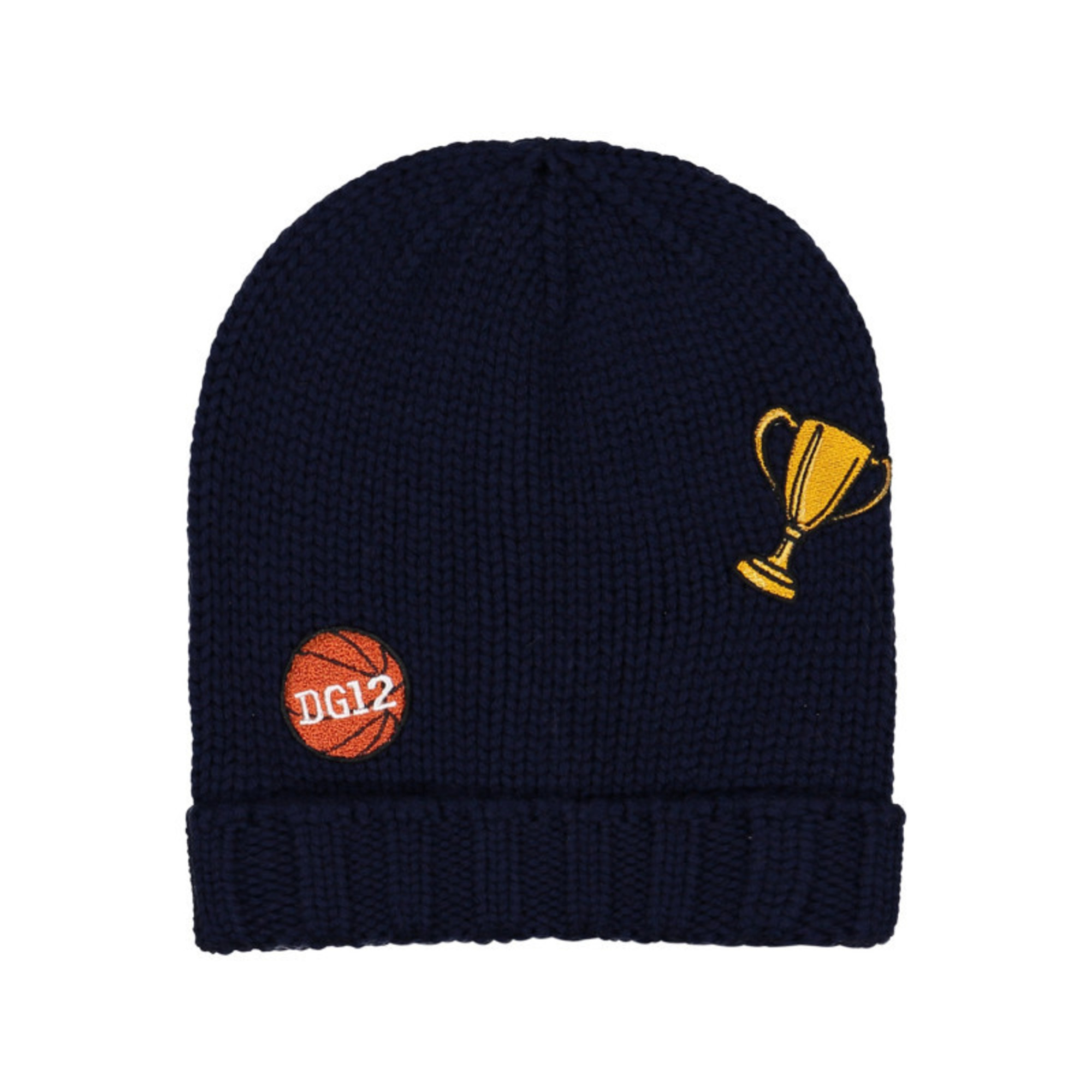 Boys navy beanie hat clearance