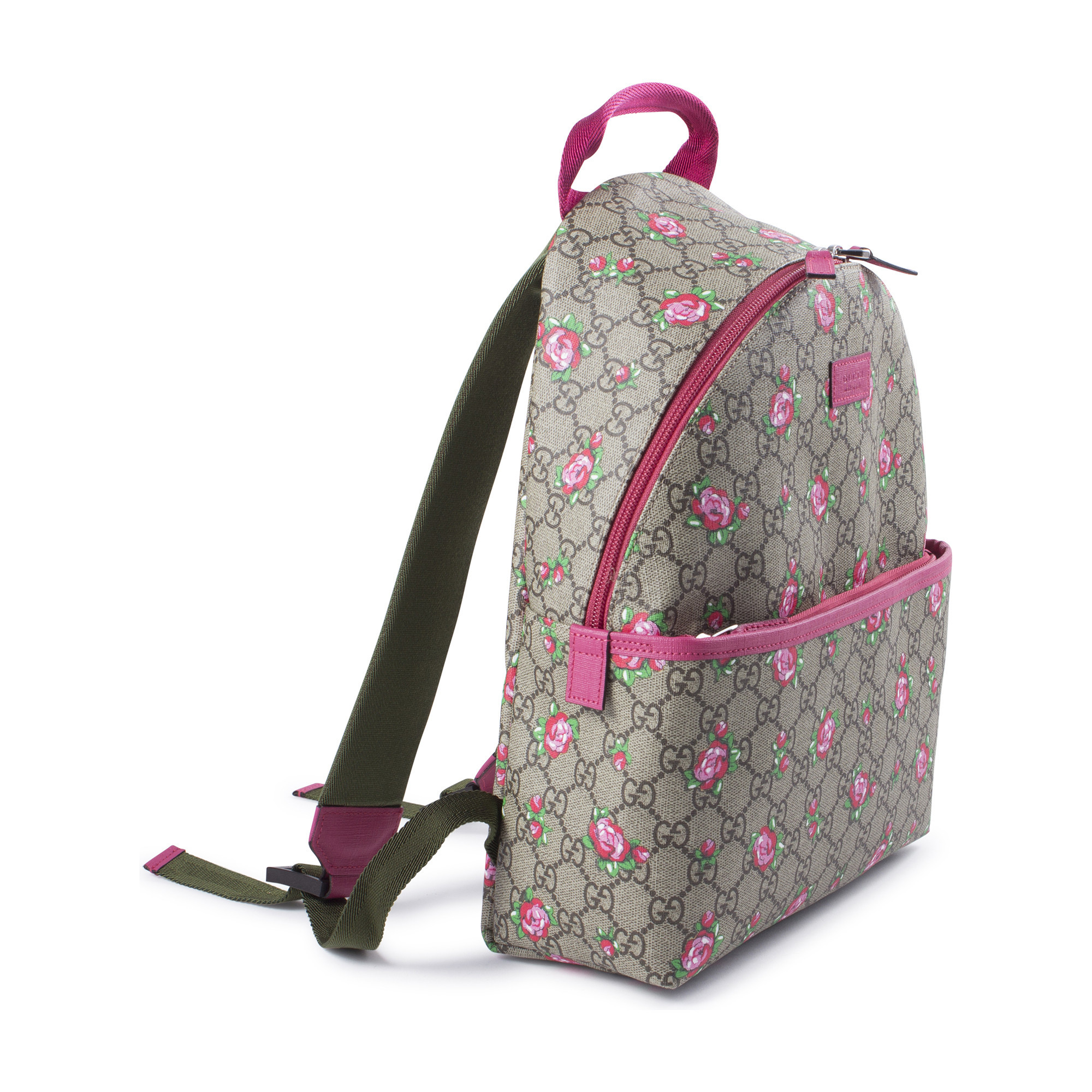 Gucci Girls Supreme Backpack with Flowers for Girls —