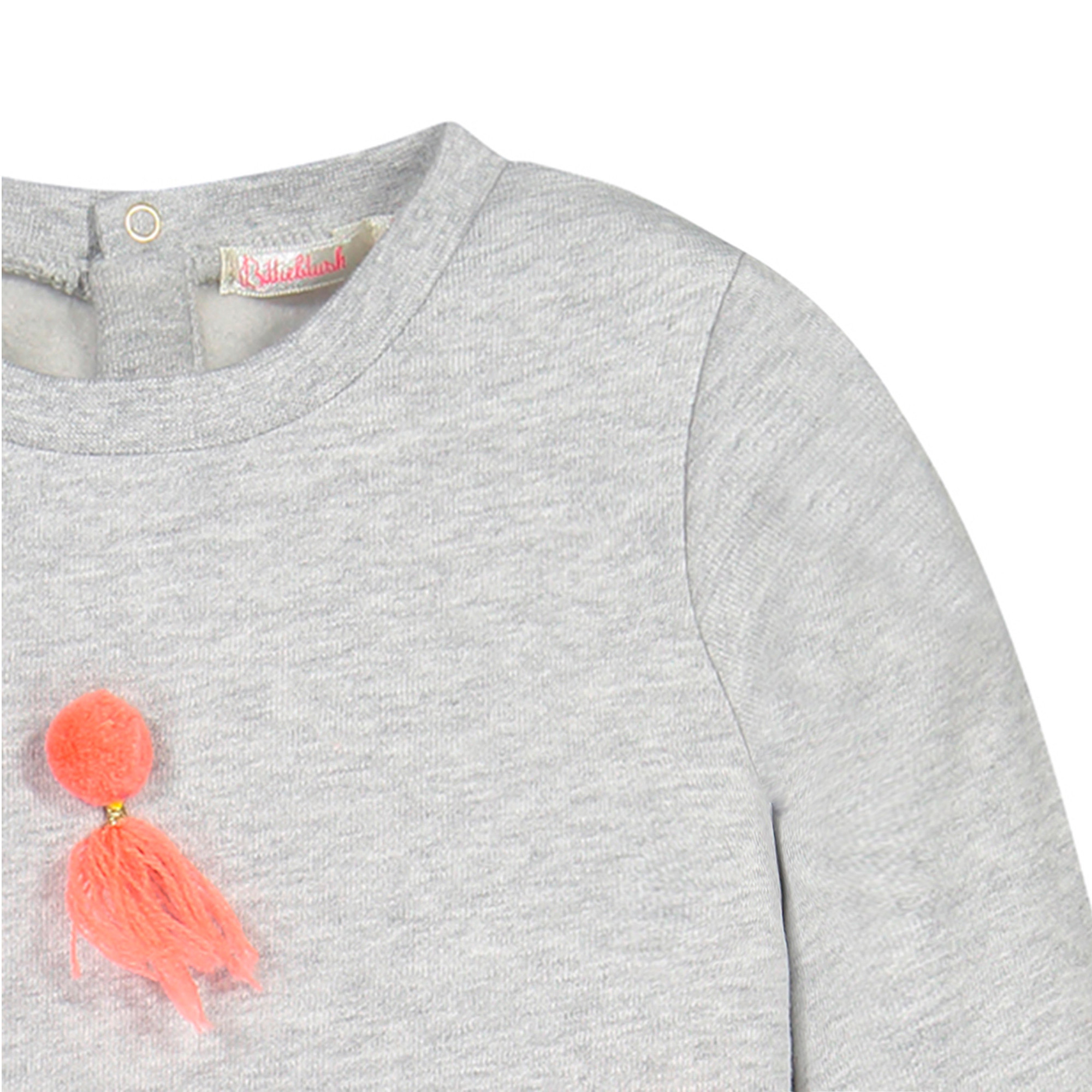 pom pom sweater dress