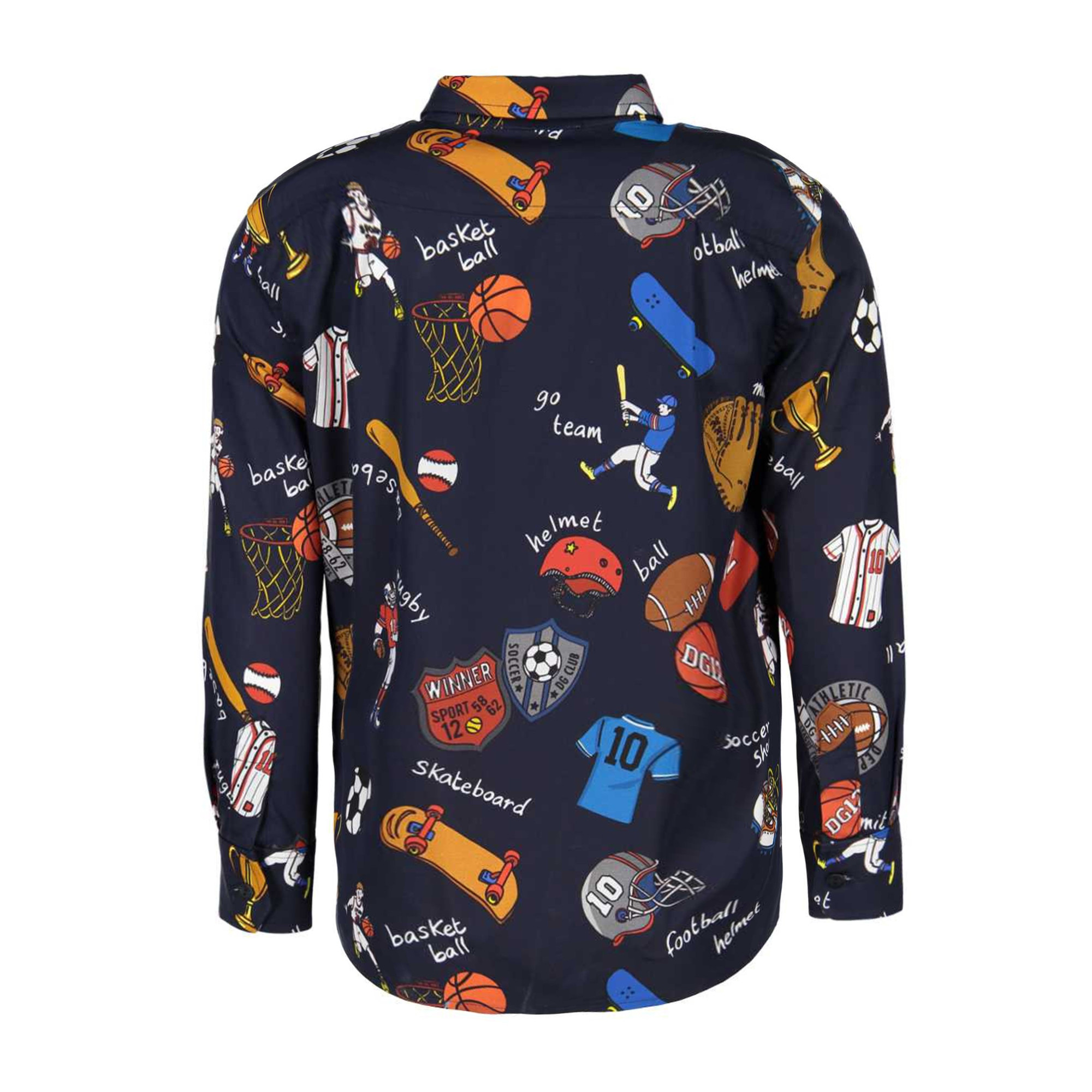 Dolce & Gabbana Boys Shirt with Basketball Print for Boys