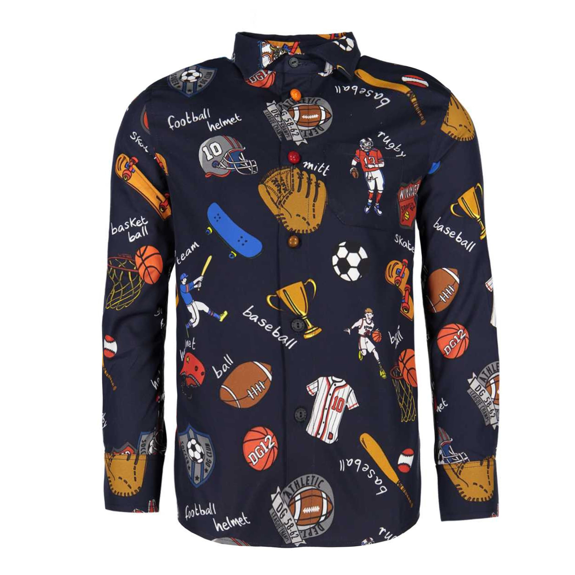 Dolce & Gabbana Boys Shirt with Basketball Print for Boys