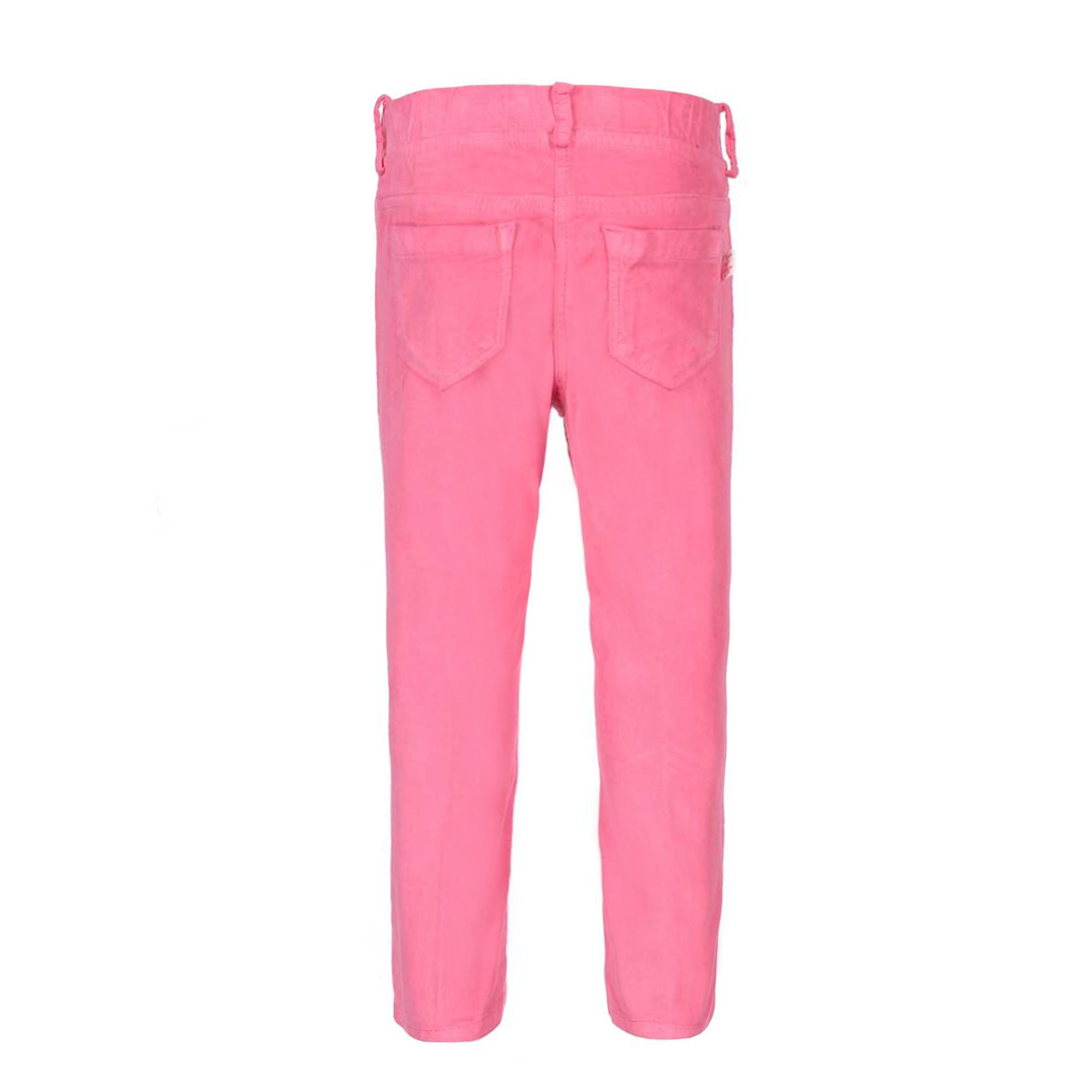 pink velvet trousers