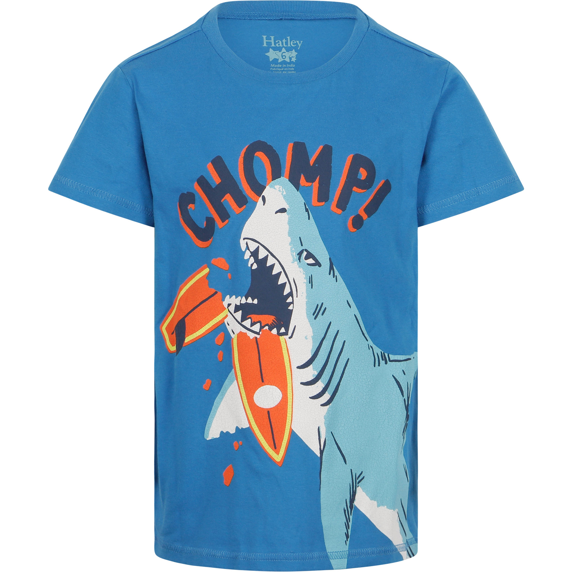 Hatley Shark Print TShirt in Blue —