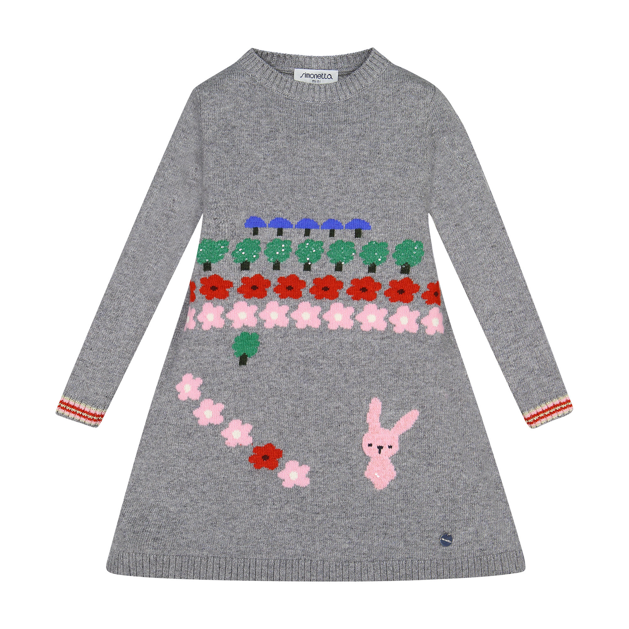 girls gray sweater dress