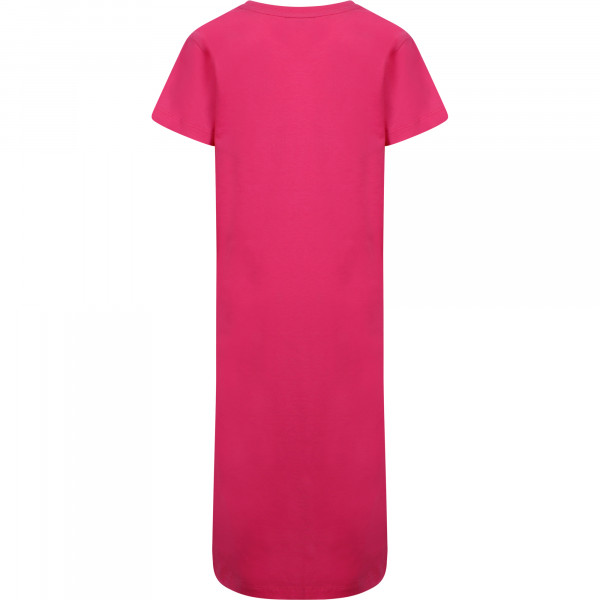 Logo T-Shirt Dress in Pink