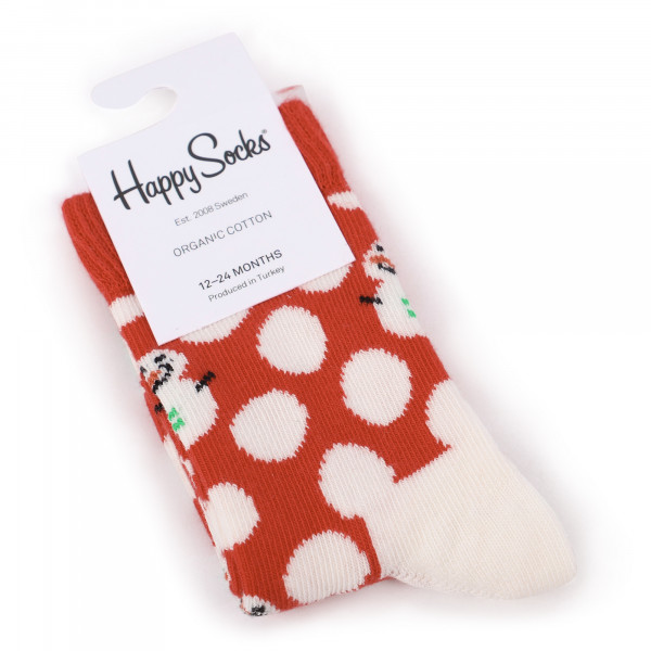 Polka Dot Socks in Red and White