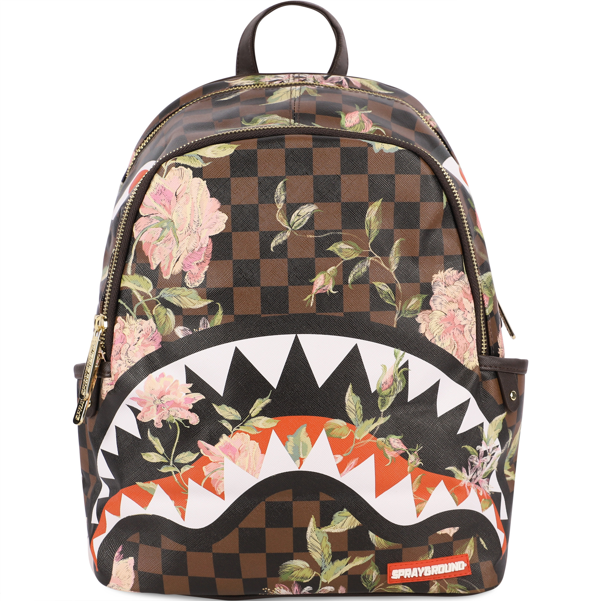 Sprayground Sharkflower Savage Backpack in Brown —