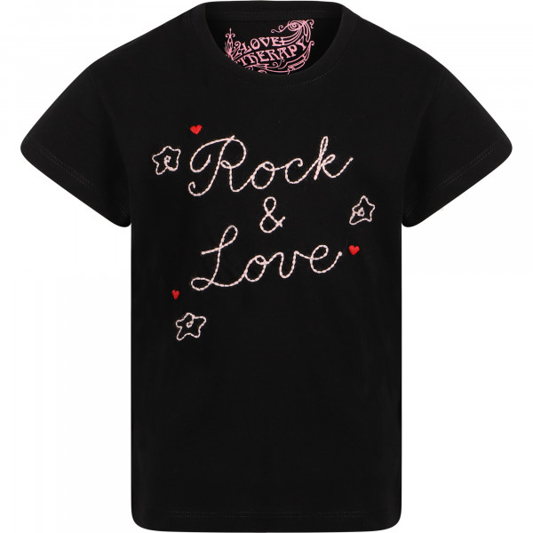 Rock and Love T-Shirt in Black