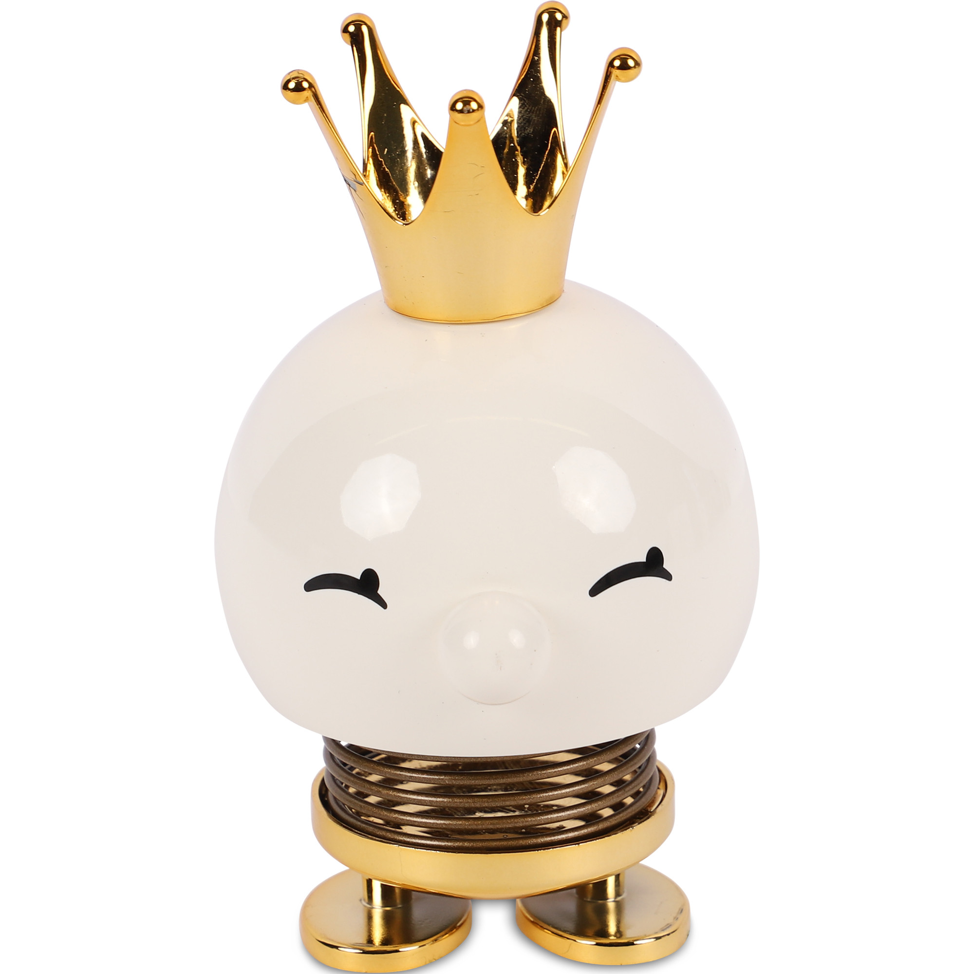 Hoptimist Queen Toy in White and Golden