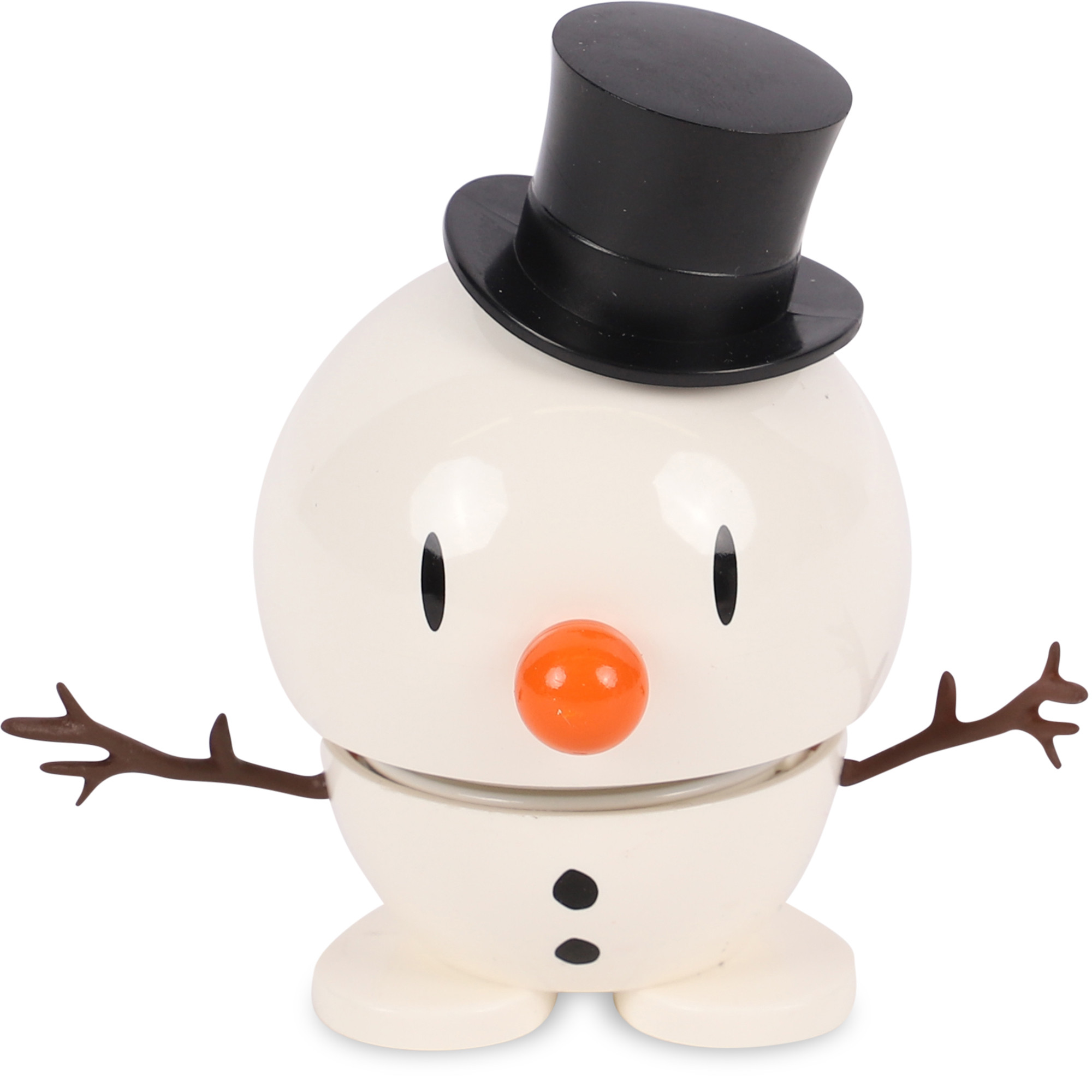 Hoptimist Snowman Jumping Toy in White —