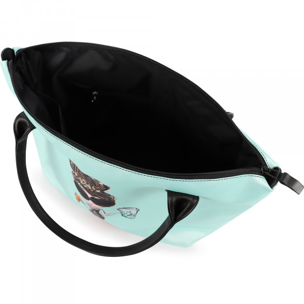 Golightly Fashion Hand Bag in Light Turquoise