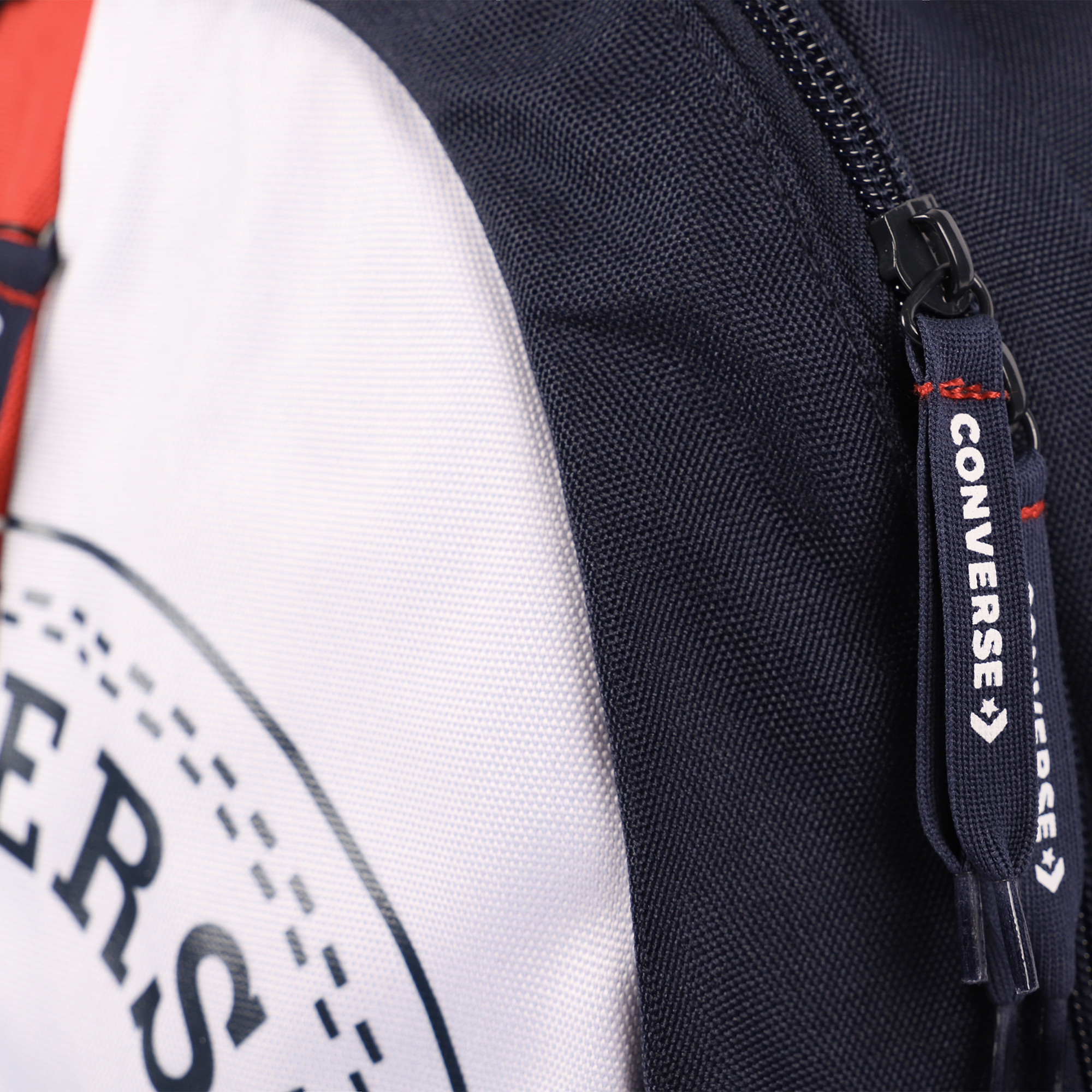 Converse Logo Backpack in Navy, White and Red