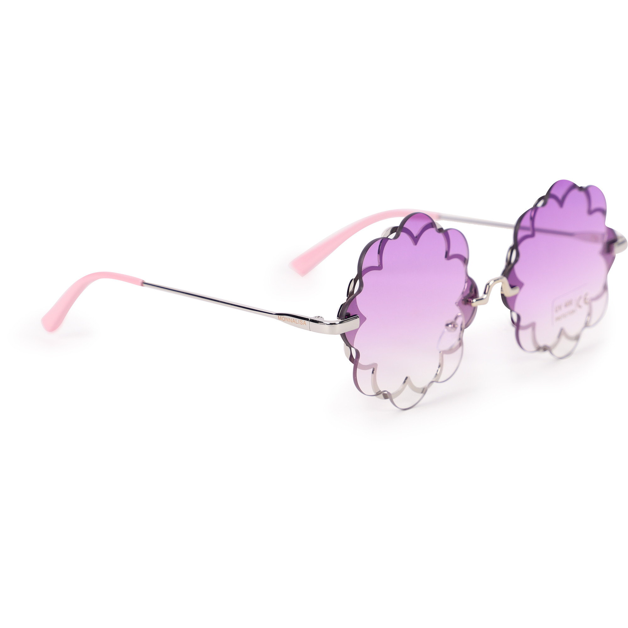 Monnalisa FlowerShaped Sunglasses in Purple