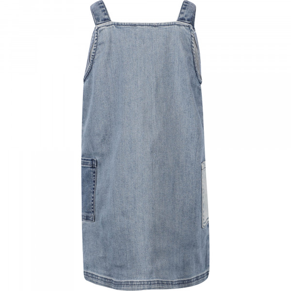 Butterfly Denim Summer Dress in Blue