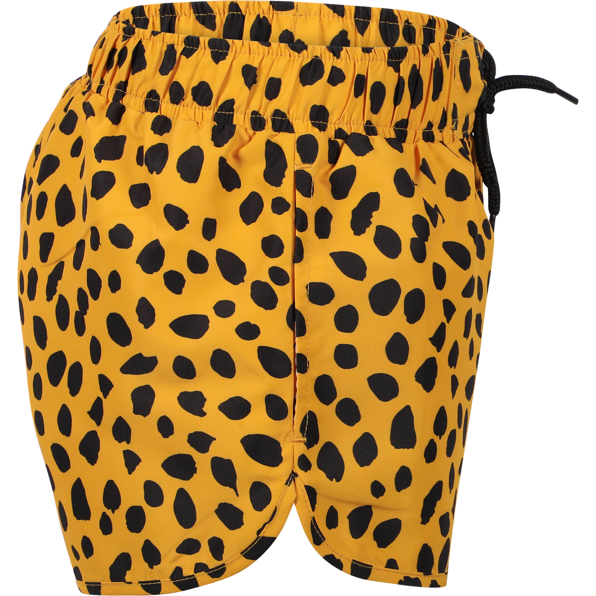 Stella McCartney Leopard Print Swimming Trunks in Orange and Black