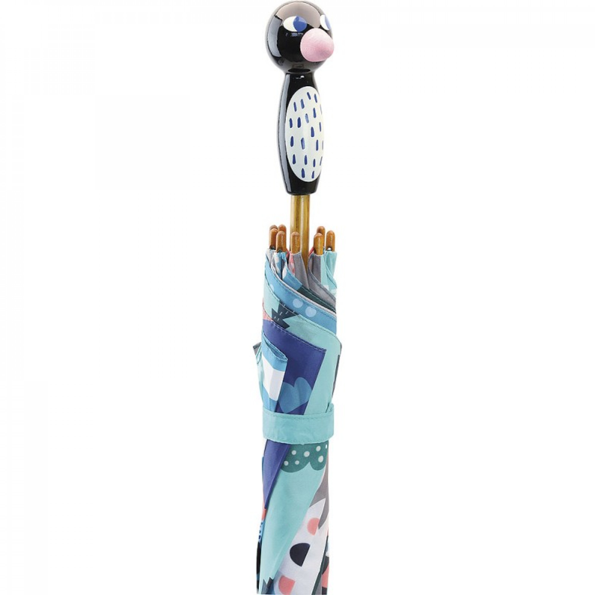 Vilac Animal Print Umbrella with Bird Handle —
