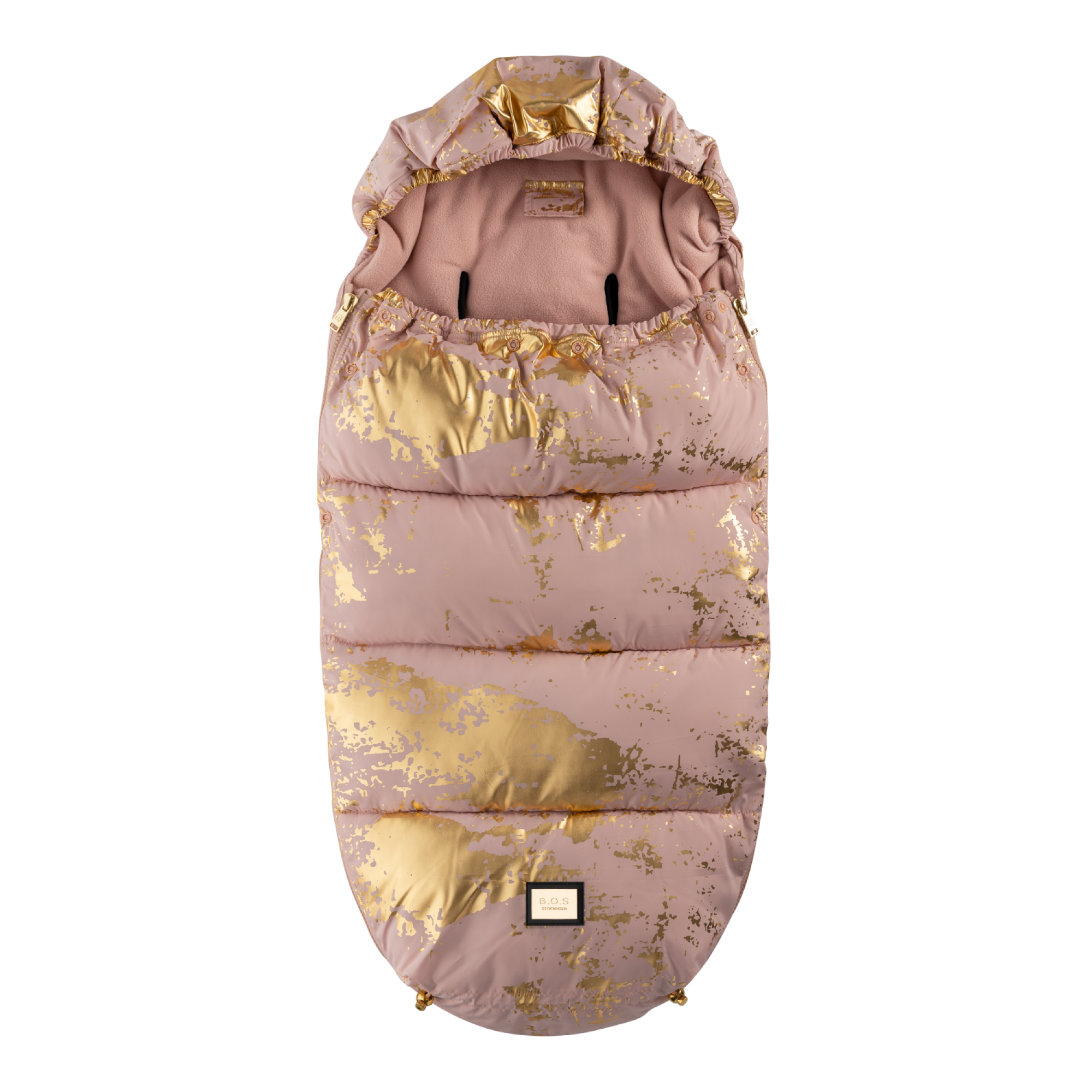 Bjällra of Sweden Pram Sleeping Bag in Golden Pink