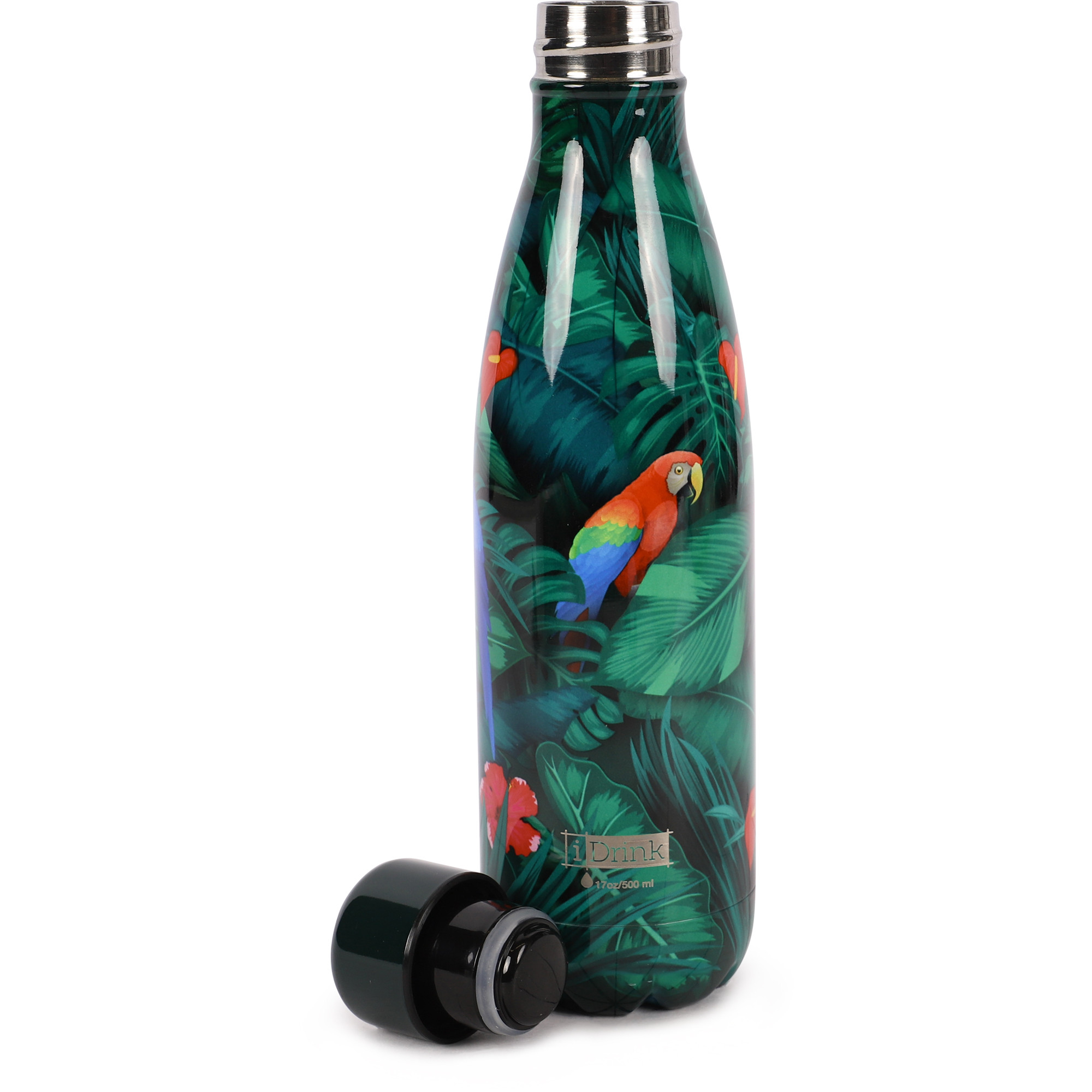 iDrink Jungle Parrot Water Bottle 500ml —
