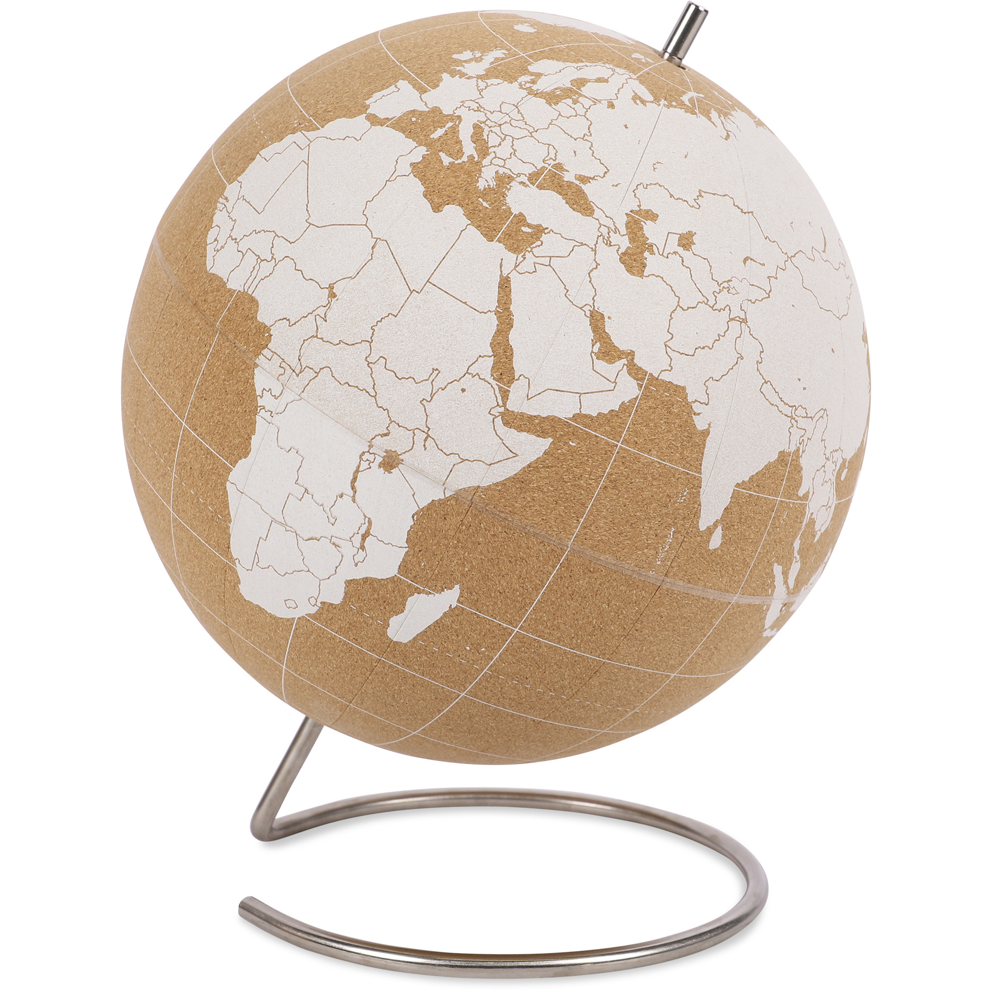 SUCK UK Cork Globe in White Large —