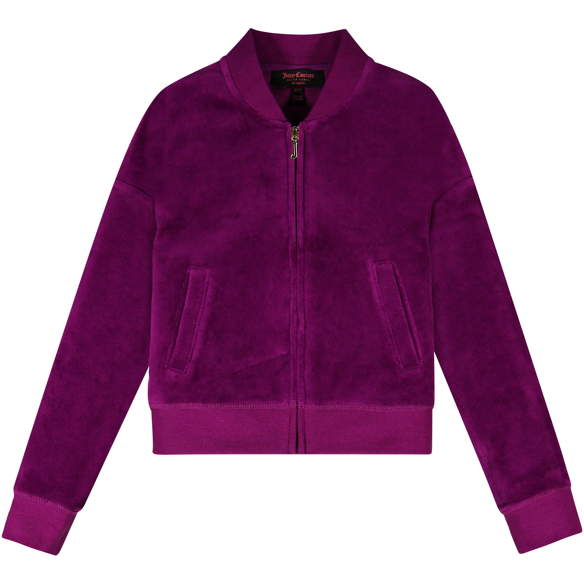 Juicy Couture - Girls Trademark Velour Tracksuit Hoodie in Purple ...