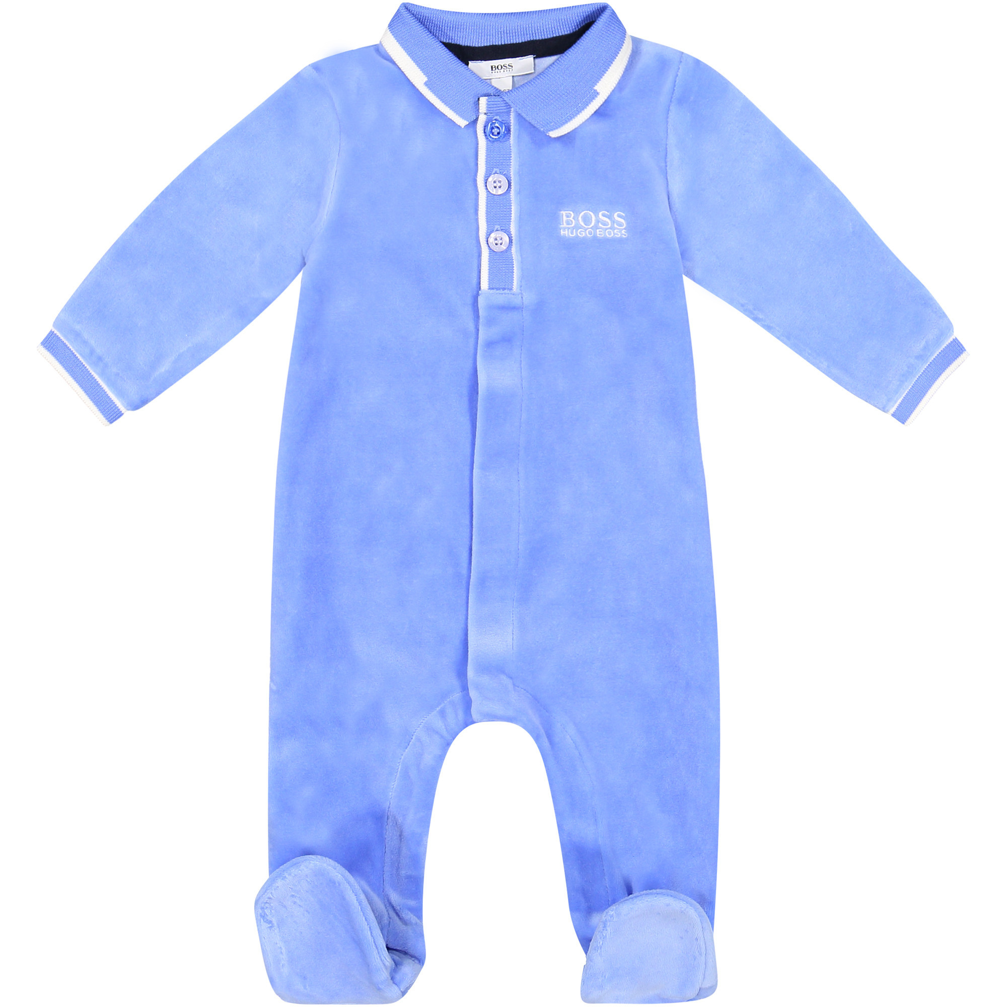 BOSS Baby Terry Cloth Onesie in Blue