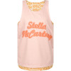 Logo Sports Top in Powder Pink