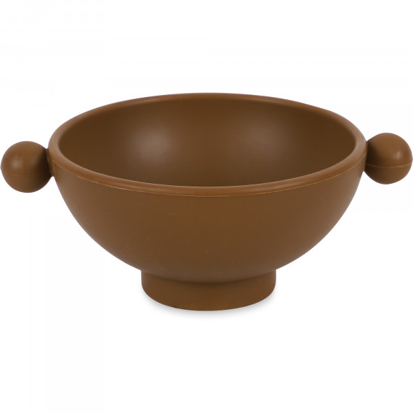 Set of Silicone Bowl in Caramel and Pink