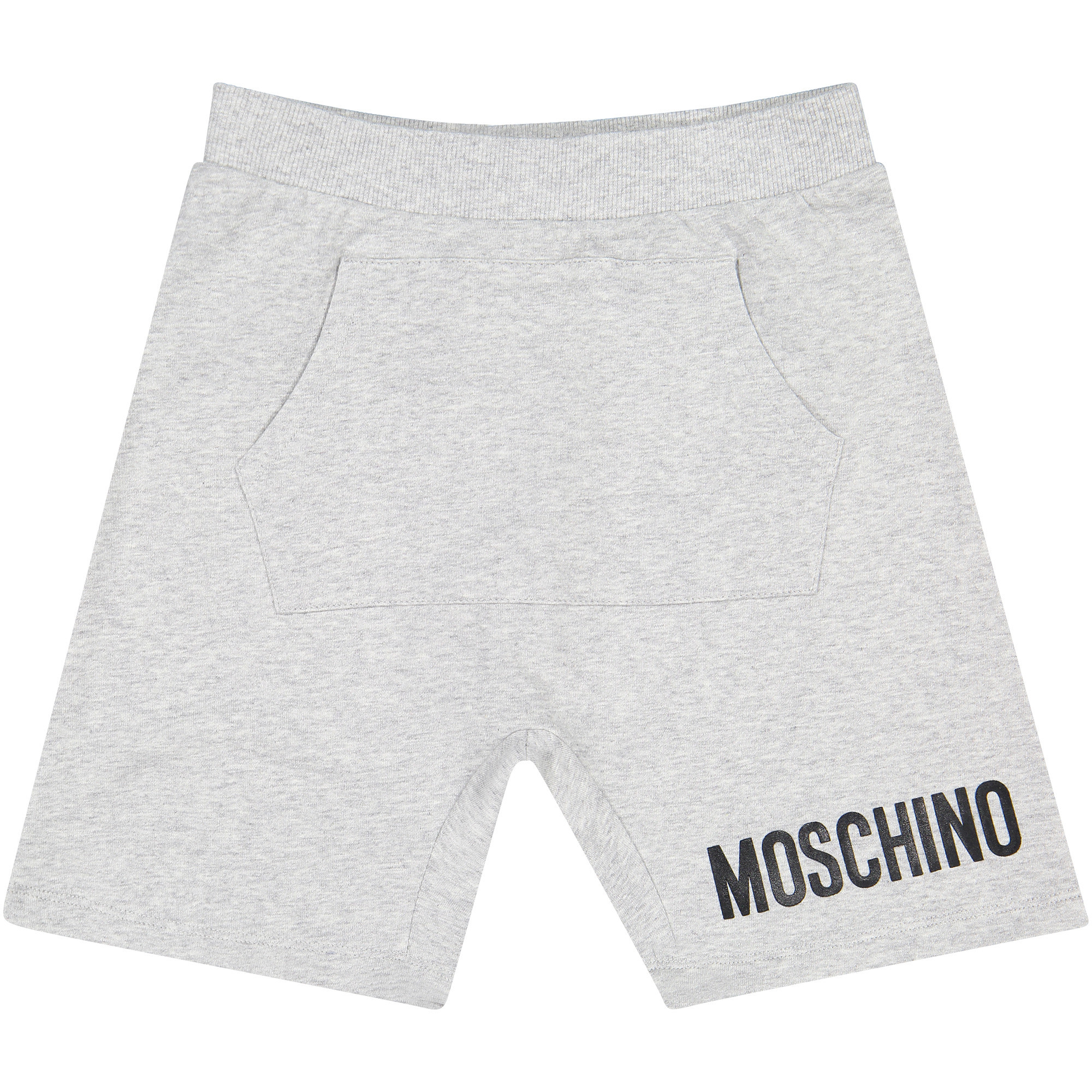 Moschino Boys Branded Shorts in Grey - BAMBINIFASHION.COM