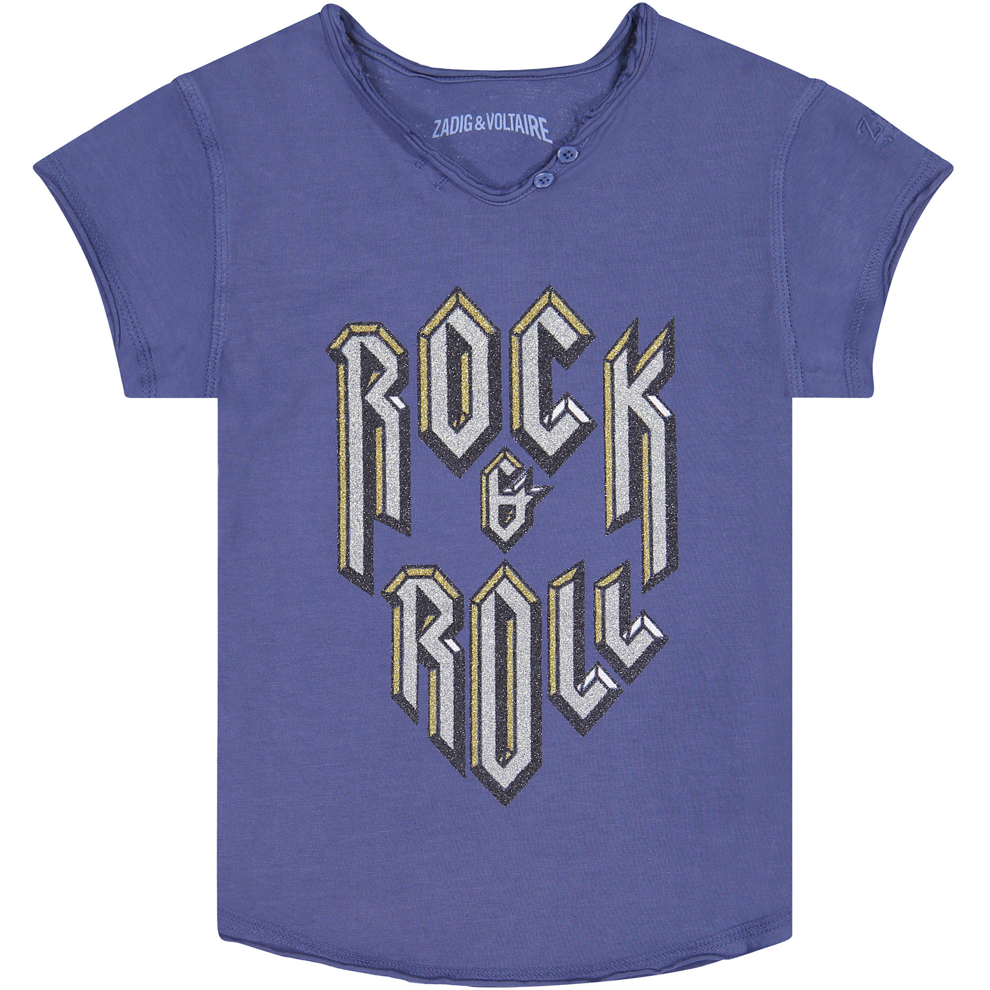 Zadig & Voltaire Girls 'Rock & Roll' TShirt in Blue —