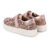 Glitter Velcro Strap Sneakers in Pink