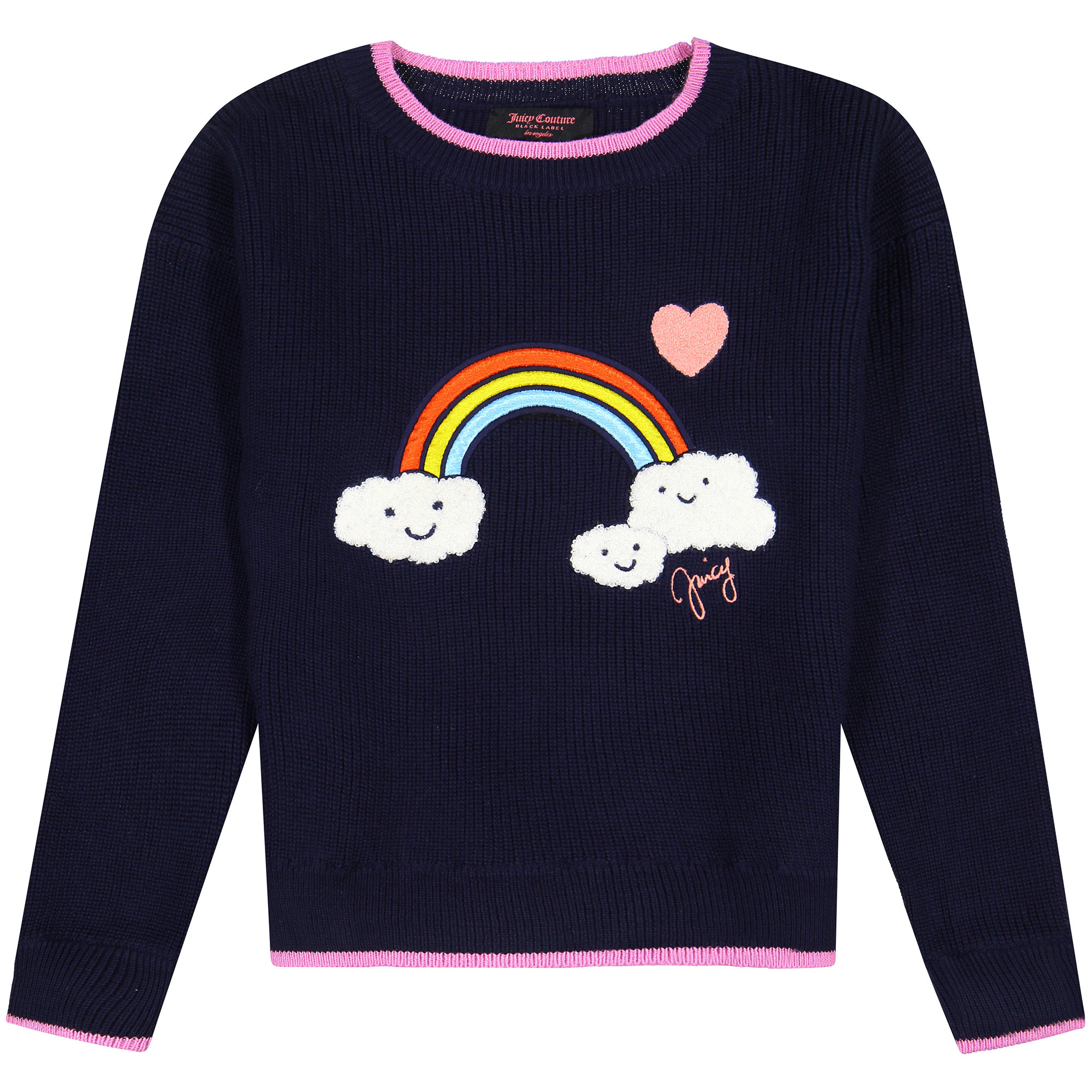 Juicy Couture Girl's Sweater in Dark 