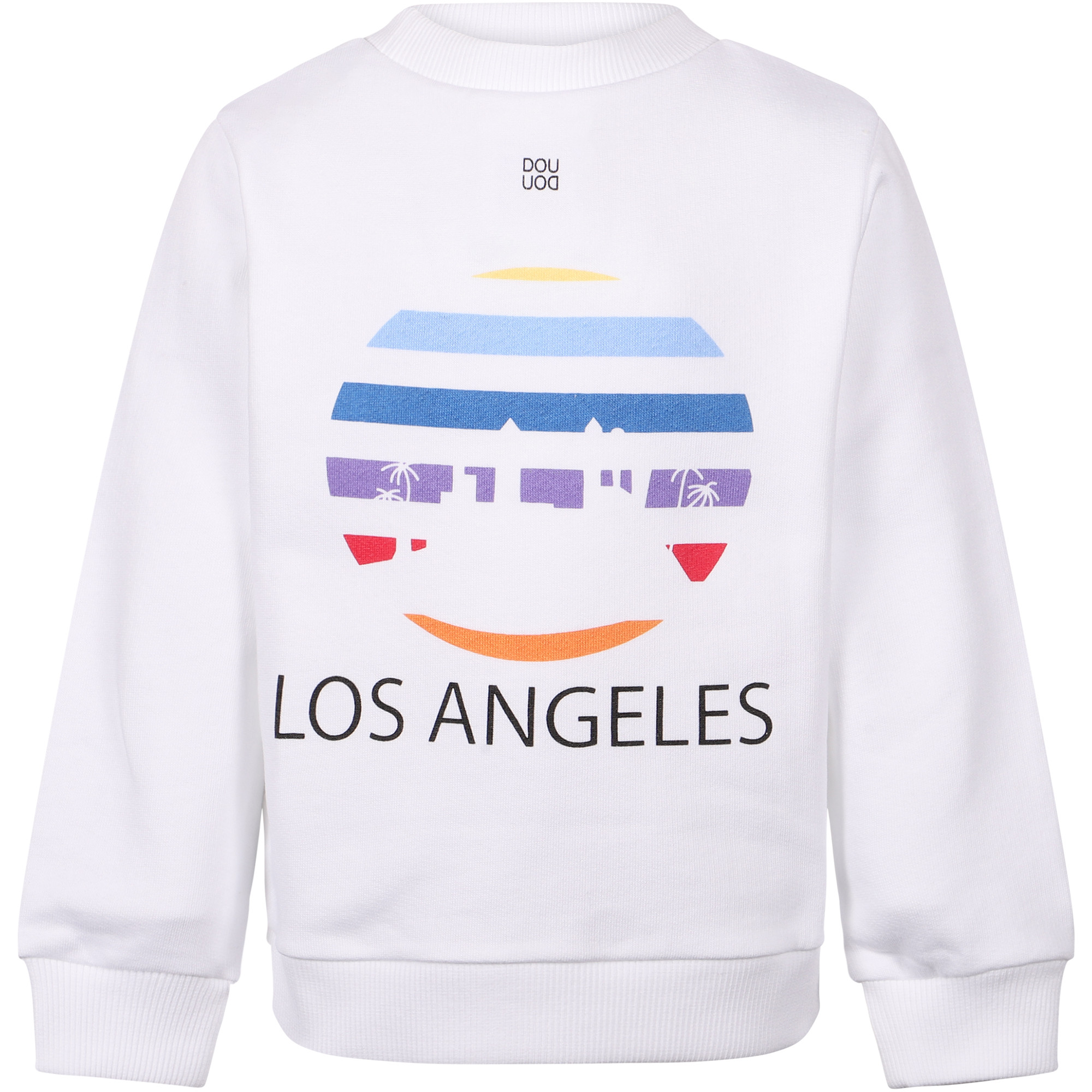Douuod Kids Los Angeles Sweatshirt in White