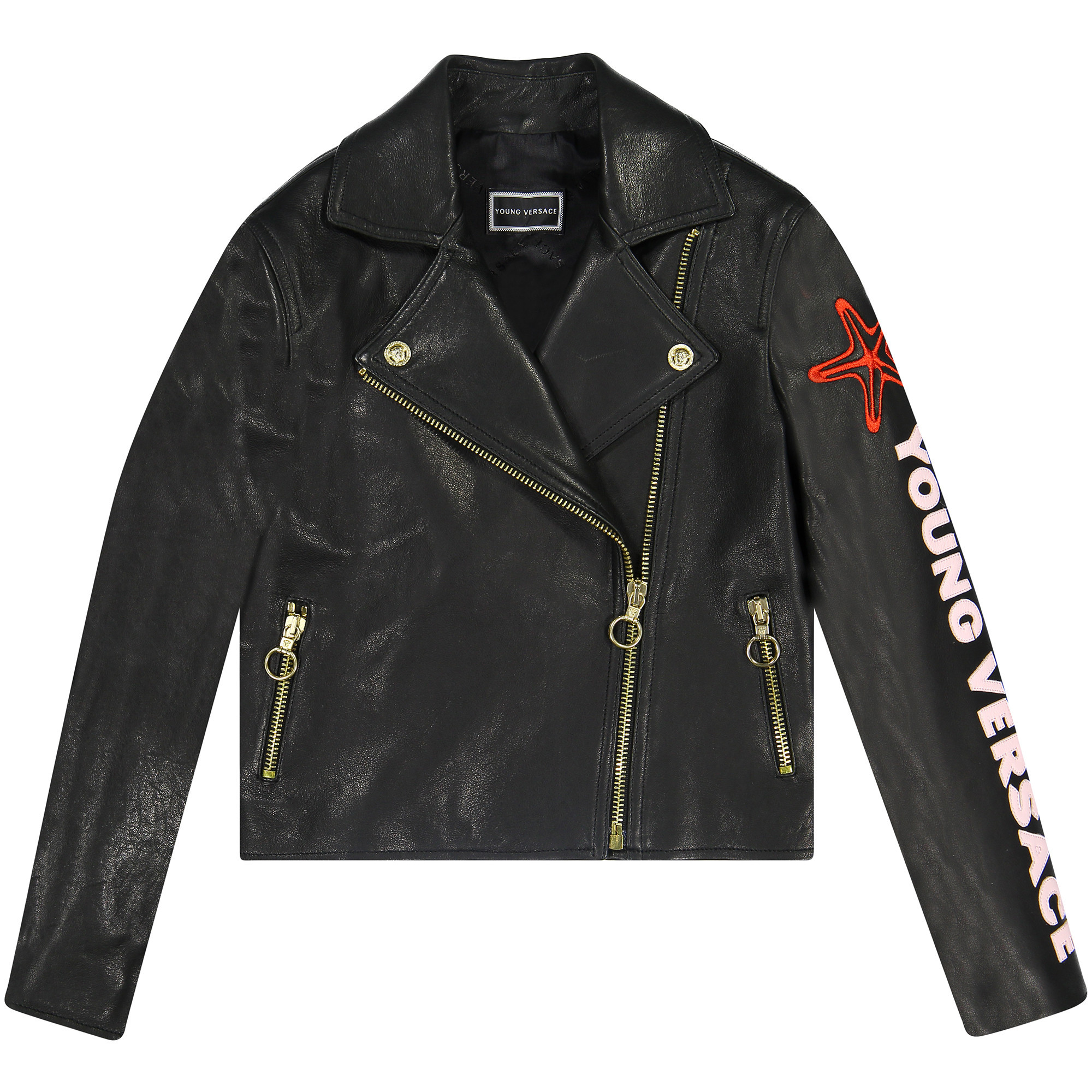 baby leather biker jacket