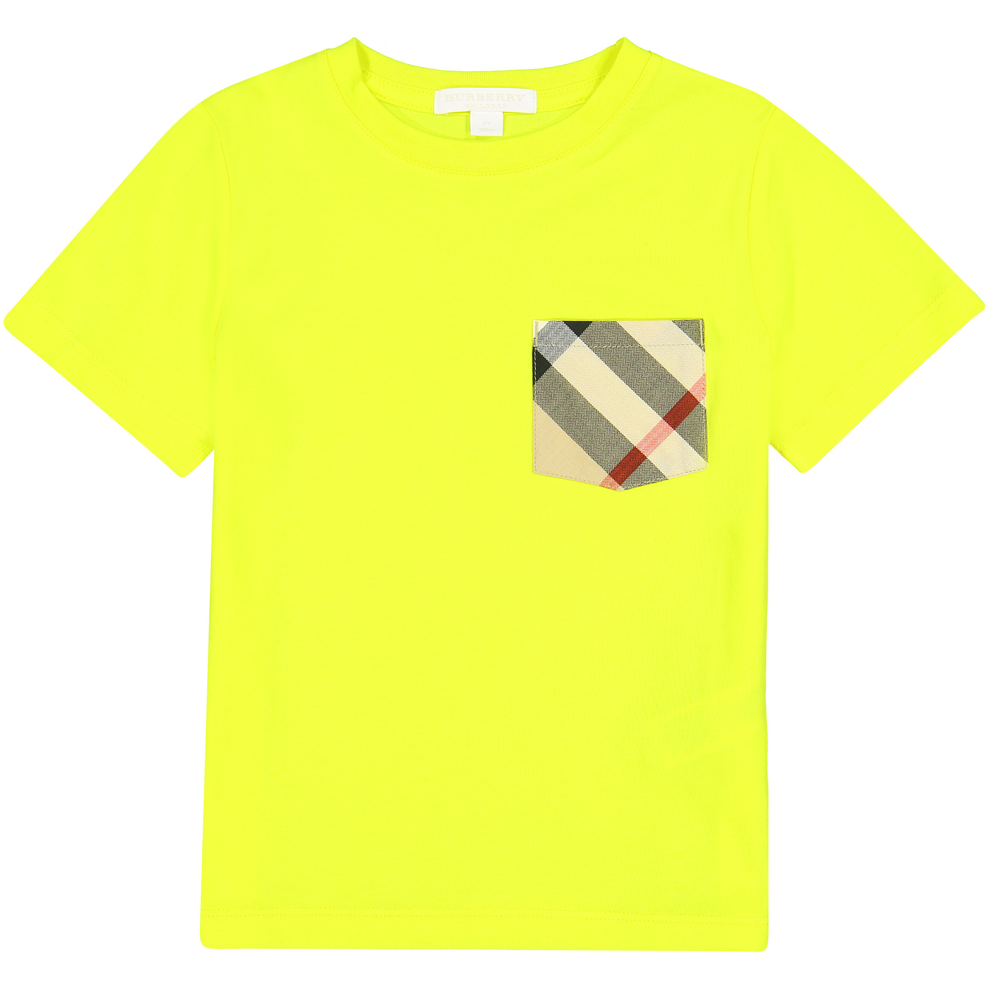 burberry t shirt yellow