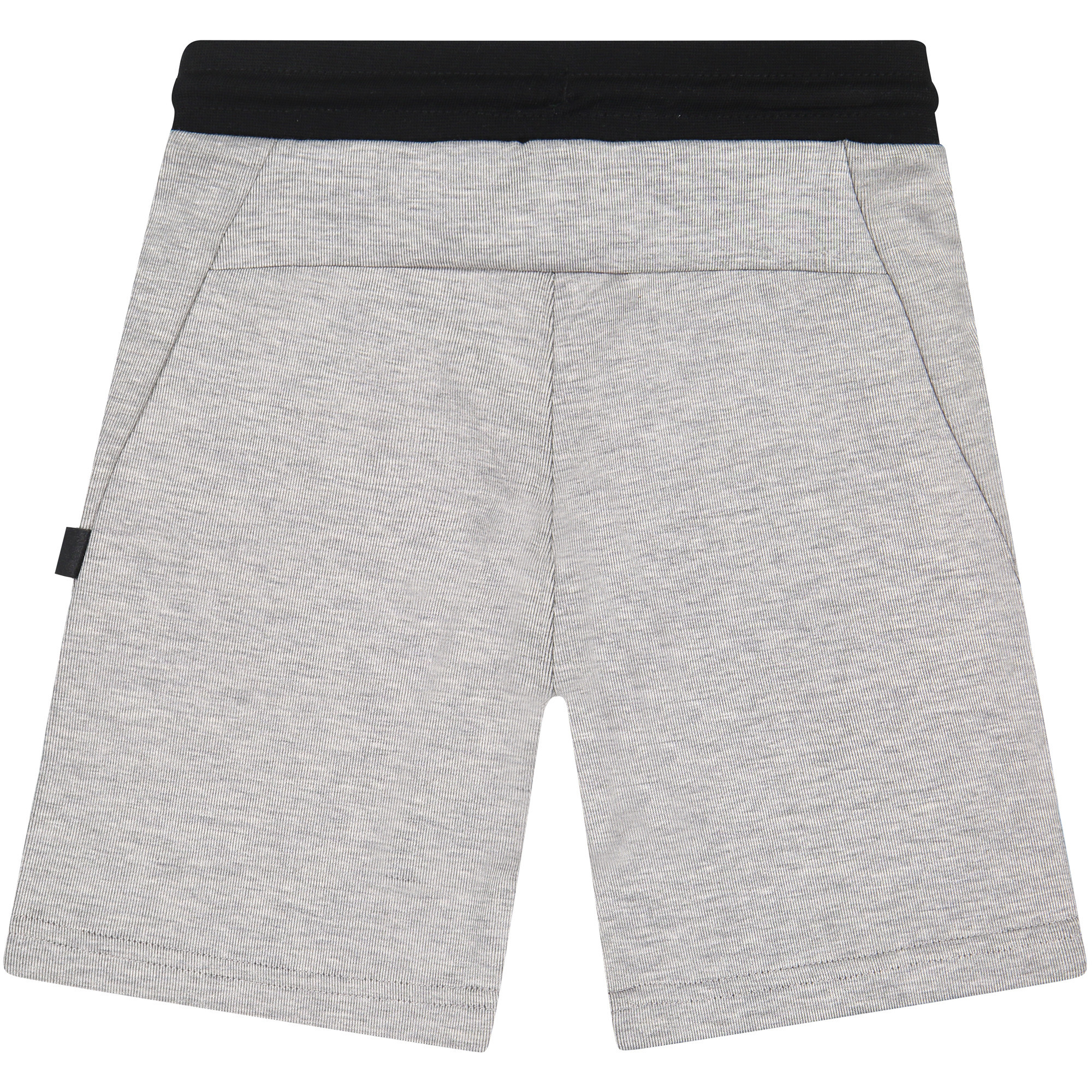 BOSS Boys Sporty Jersey Shorts in Grey with Contrast Waistband
