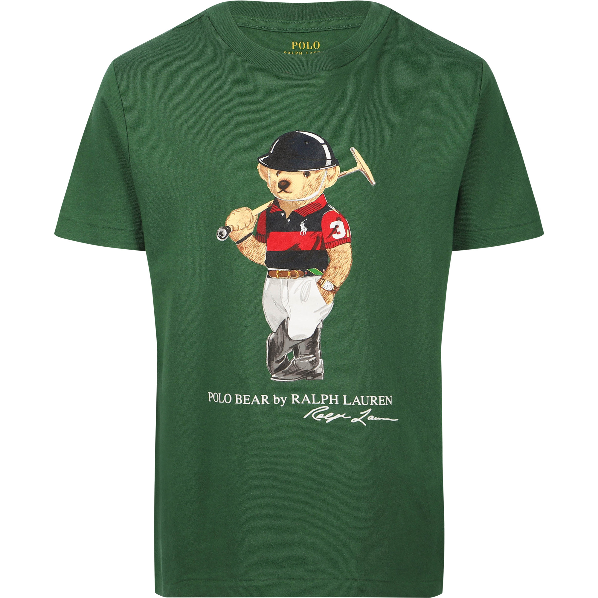Polo Ralph Lauren Polo Bear Logo TShirt in Green —
