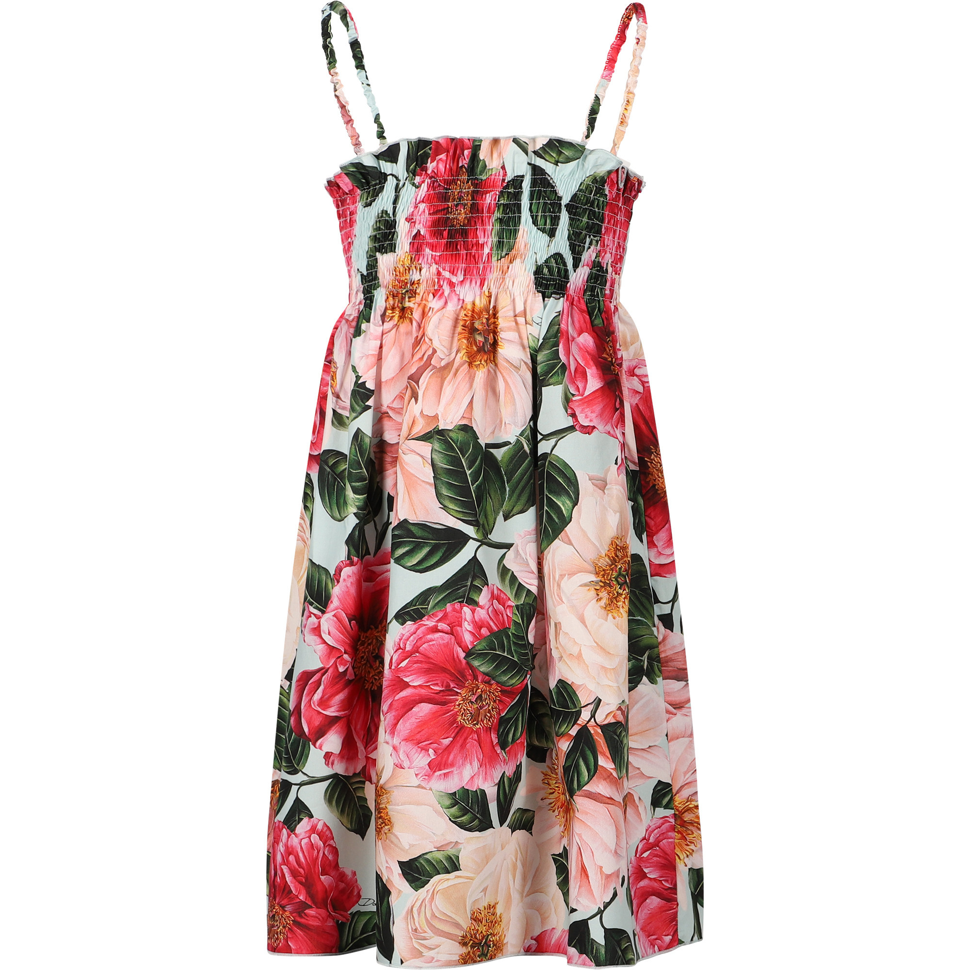 Dolce & Gabbana Floral Print Colorful Summer dress —