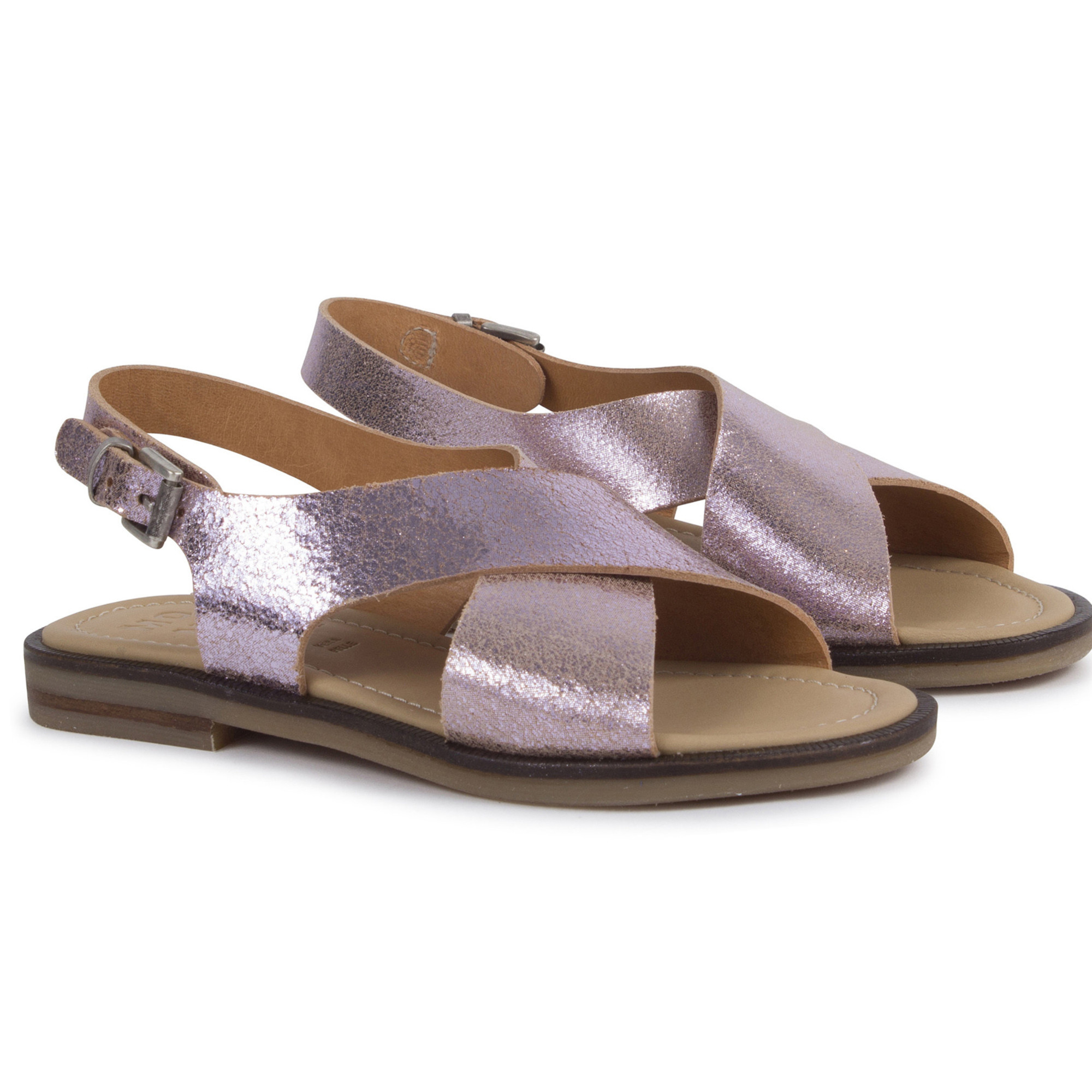 girls rose gold sandals