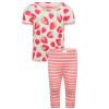 Strawberry Pajama in Pink and White