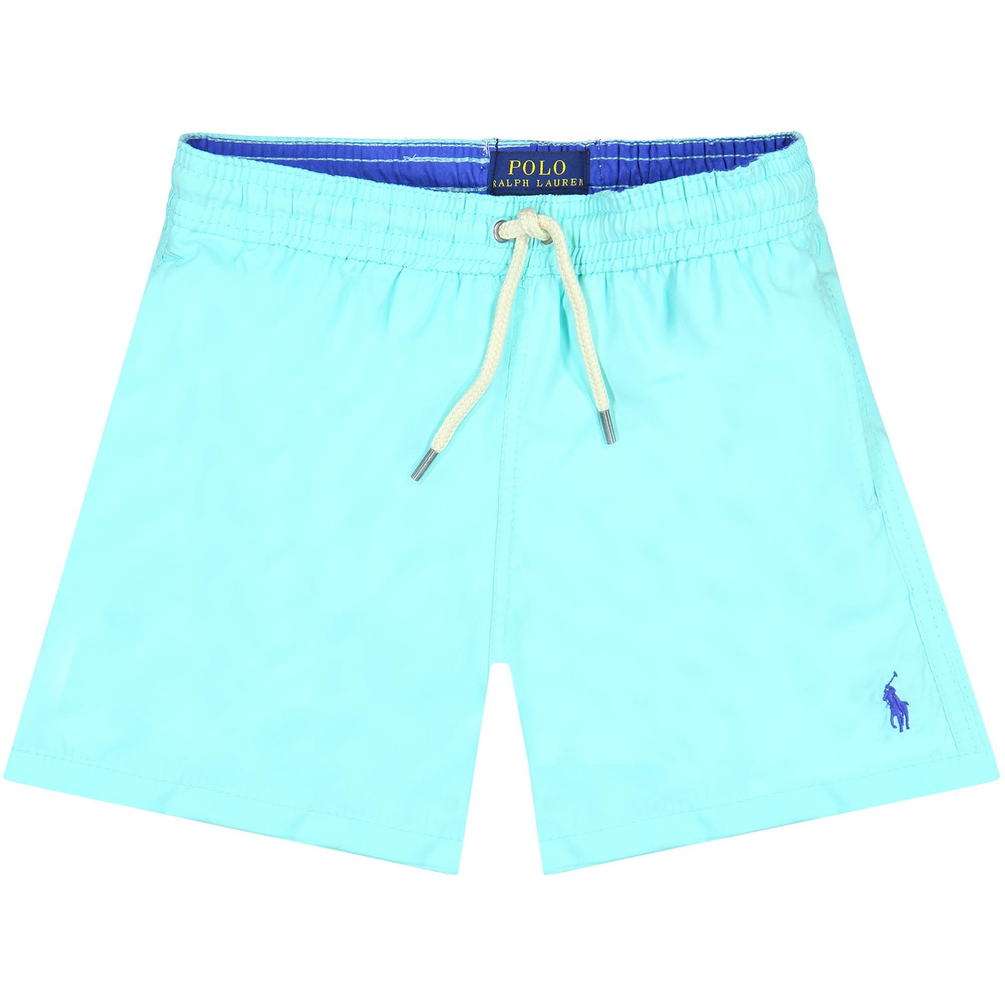 Boys ralph lauren swim trunks clearance