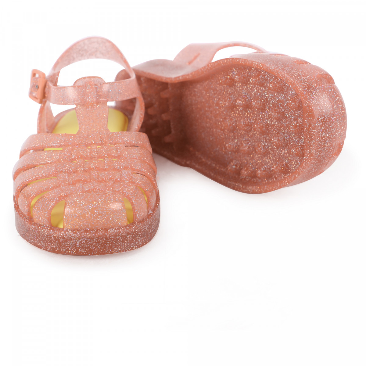 mini melissa pink sandals