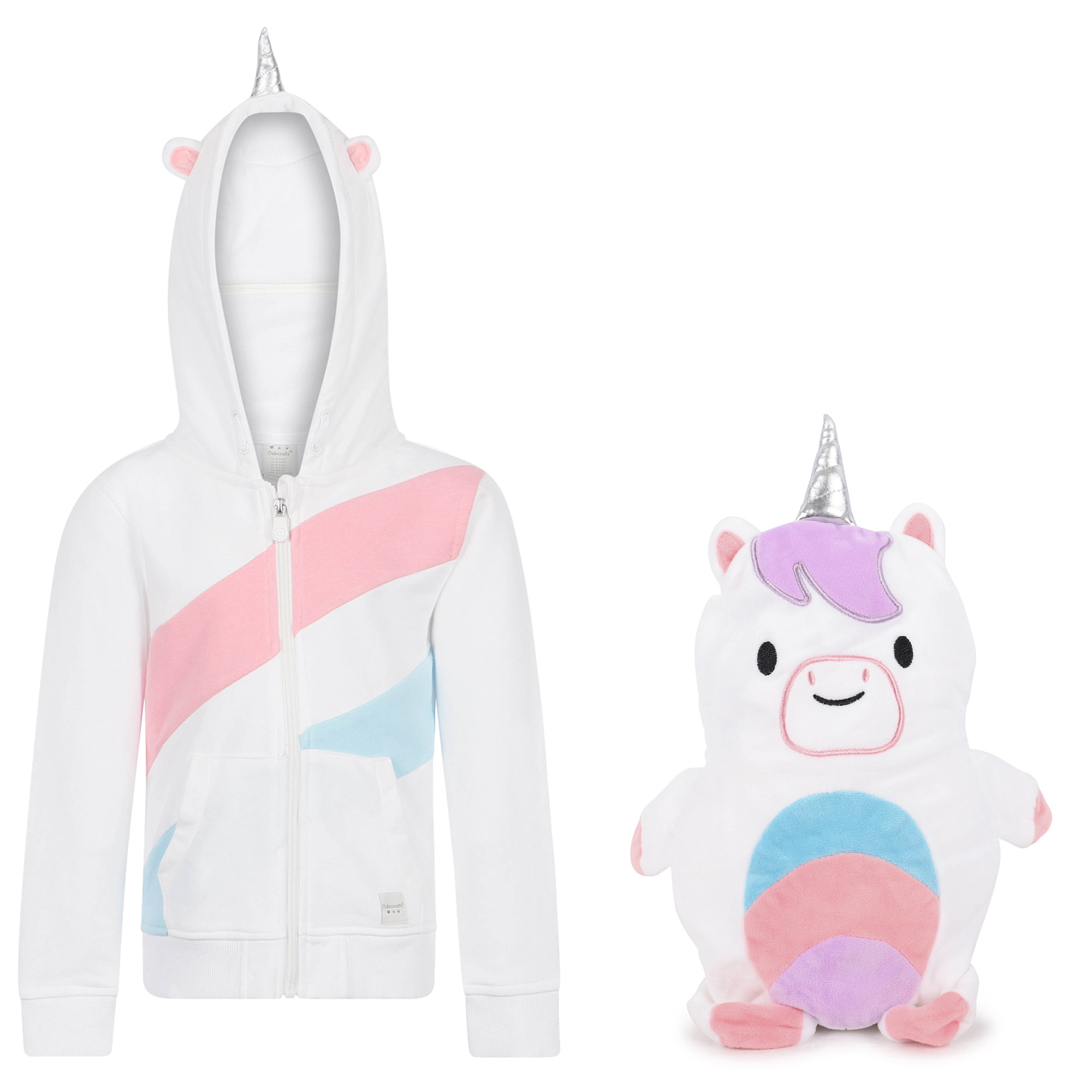 Unicorn zip up hoodie clearance