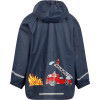 Firefighter Print Raincoat in Navy