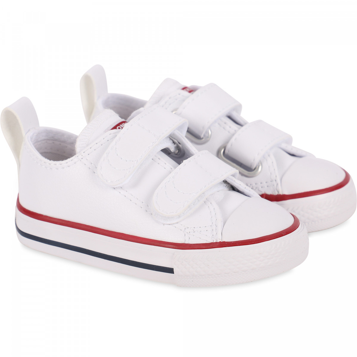 Converse Logo Velcro Straps Sneakers in White —