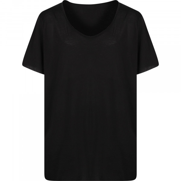 T-Shirt Design Dress in Black