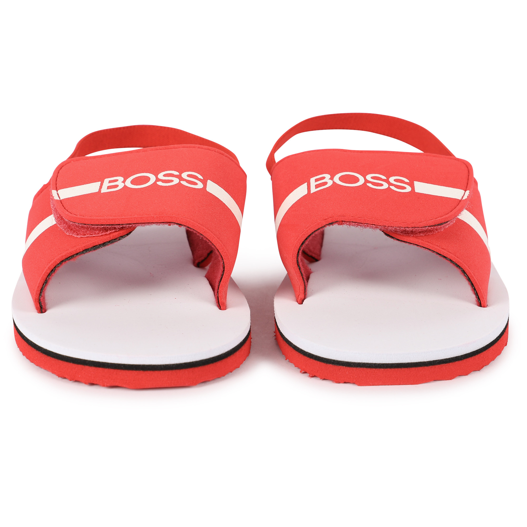 Boss Logo Sandals in Red and White â BAMBINIFASHION.COM