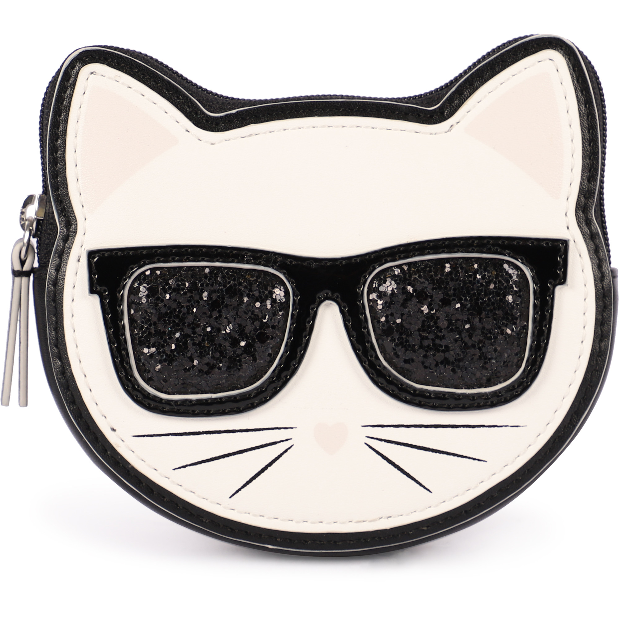 Karl Lagerfeld Choupette Logo Purses Set of 2 in White and Black ...
