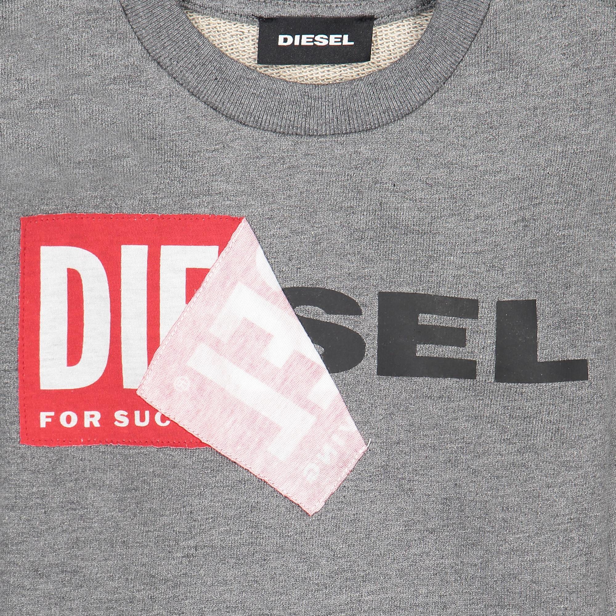 diesel peel logo hoodie