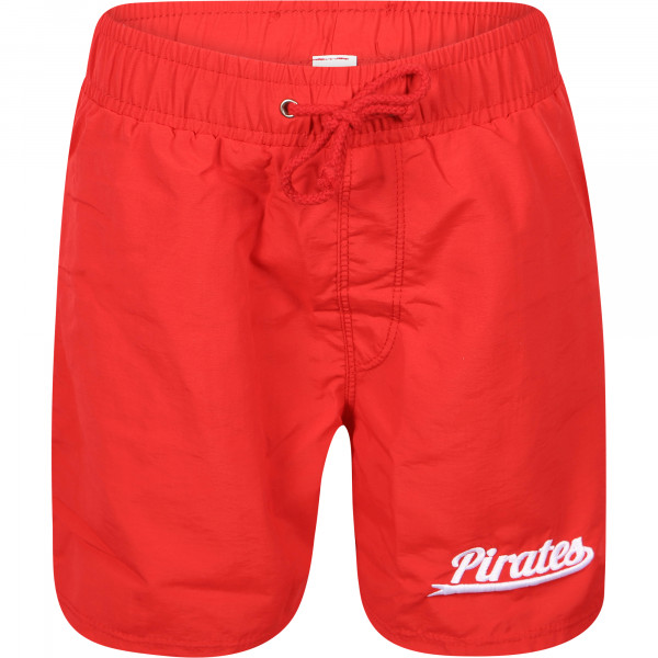 Logo Swimming Shorts in Red