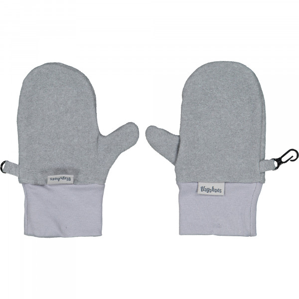 Fleece Mittens in Grey